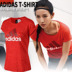 Áo thun nữ mùa hè ngắn tay Adidas lưới mới nhanh khô thoáng khí thể thao BK5067 5072 5062 - Áo phông thể thao áo thun tay dài nam the thao Áo phông thể thao