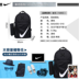 Nike ba lô nam túi nữ 2018 mới túi sinh viên ba lô thể thao giản dị BA5405-010-622 - Ba lô balo bama Ba lô