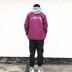 Stussy cổ điển logo chống thấm nước áo khoác huấn luyện viên nam snap nút áo mỏng áo gió nữ mới - Áo khoác áo jacket nam Áo khoác