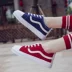 Mùa xuân năm 2018 mới ins canvas giày sinh viên Hàn Quốc phiên bản của Harajuku đa năng màu phẳng swatch giày net giày đỏ