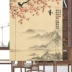UV phun in tùy chỉnh từ rèm cửa bàn chải tre màn trập trang trí rèm phân vùng kiểu Nhật màu trẻ - Phụ kiện rèm cửa Phụ kiện rèm cửa