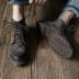 Giày bốt nam cổ cao mùa hè kiểu Anh Giày bốt nam cổ cao hợp thời trang phù hợp với mọi đối tượng Phiên bản Hàn Quốc bốt dụng cụ cổ ngắn bốt nam