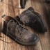 Giày bốt nam cổ cao mùa hè kiểu Anh Giày bốt nam cổ cao hợp thời trang phù hợp với mọi đối tượng Phiên bản Hàn Quốc bốt dụng cụ cổ ngắn bốt nam