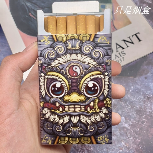 Креативная портативная металлическая лента, металлический портсигар, алюминиевый сплав, 20 шт