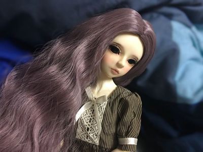 taobao agent BJD SD doll wigs 3 4 6 8 8 points Doll wig chestnut brown mid -noodle roll