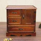 Креативная ретро деревянная антикварная коробочка для хранения, коробка для хранения для шкафа, украшение, китайский стиль, ностальгия