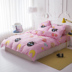 Phim hoạt hình Sailor Moon Pha Lê ba mảnh linen quilt cover bốn mảnh bộ 1.5 1.8 m bộ đồ giường Bộ đồ giường bốn mảnh