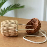 Плетеная брендовая милая сумка через плечо, барсетка