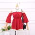 2018 mùa hè mới phong cách kỳ nghỉ màu rắn từ cổ áo quây trumpet tay áo eo tie jumpsuit bãi biển váy quần 	váy ôm eo xòe	 Váy eo cao