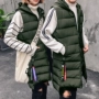 2017 mới mùa đông Hàn Quốc phiên bản của nam giới và phụ nữ với cùng một vest trong dài xuống áo khoác bông vest những người yêu thích jacket jacket vest áo gile phao nam đẹp