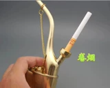 Металлическая золотая вода, креативный старомодный кальян, увеличенная толщина