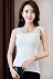 Thời trang khí chất Slim vest chuyên nghiệp chạm đáy hoang dã mùa hè mới phương thức cá heo trái tim quần áo phụ nữ - Áo ba lỗ thoi trang cong so Áo ba lỗ