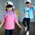 2017 mới 5 quần áo trẻ em gái mùa xuân và mùa thu áo khoác bé gái giản dị quần áo trẻ em ngoài trời phiên bản Hàn Quốc của áo khoác áo khoác trẻ em nam 10 tuổi Quần áo ngoài trời cho trẻ em