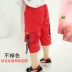 Quần áo bé trai công sở bảy điểm quần mùa hè mỏng cotton thủy triều giản dị trẻ em đỏ lớn quần short trẻ em quần - Quần quần legging bé gái Quần
