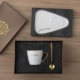 Золотой белый 1 стакана 1 Треугольник Diber (подарочная коробка) (подарочная коробка) (подарочная коробка)