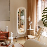 Нордическое движущееся пол Полевое зеркало из нержавеющей стали из нержавеющей стали гостиная крыльца зеркало зеркало сетевая магазин одежды