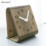 Mandelda Современный минималистский настольный колокол настольный настольный настольный столик на столе часы с часами спальня тихий застой
