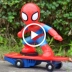 Skateboard Spiderman Đồ Chơi Xe Hơi Tumbler Diễn Viên Đóng Thế Điều Khiển Từ Xa Car Charger Xe Đồ Chơi Trẻ Em Món Quà Cậu Bé 4 Tuổi