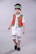 2018 mới cho trẻ em biểu diễn trang phục múa bé trai trang phục dân tộc thiểu số Dai người biểu diễn sân khấu quần áo mẫu giáo