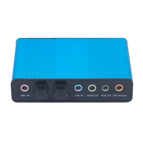 USB5.1 Звуковая карта Внешнее независимое оптическое волокно кармическое звуковая коробка Walkman notebong notures hourne dts5.1