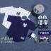 Đồng phục bóng chày New York NY Yankees Yankees Yankees trẻ em mặc cha mẹ và con mặc những người yêu thích mặc thể thao ngắn tay T-Shirt bộ quần áo the thao nam nike Thể thao sau