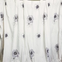 № 16 Чистое хлопковое белое дно ширина цветов 2*Длина 2.4