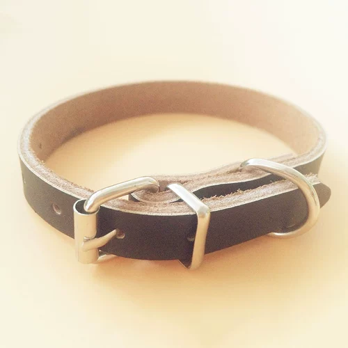 Кожаный регулируемый чокер, дырокол, домашний питомец