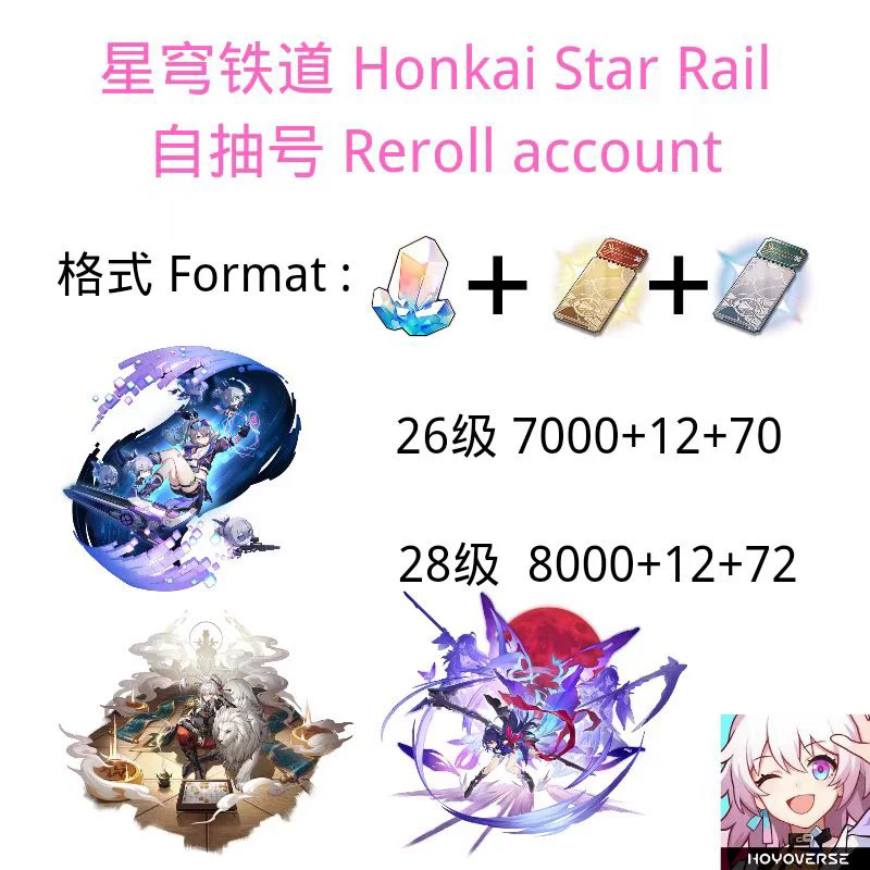 Взрывающаяся звезда Небесная железная дорога Honkai Star Rail Азия международные услуги само-рисование Е r Джингьюань серебряный волк