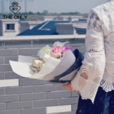 Weiyi Gold and Silver Paper Paper Package Package Corean Flower Art Bouncing Paper Material