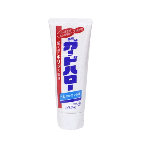 Япония импортировала зубная паста Hua kao with -tooth -уход от отбеливания зубной пасты для удаления еженедельного ухода за зубами и свежего рта 165 г