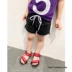 Tinky trẻ em quần áo mùa hè trẻ em mới của bên lỏng lẻo giả quần short denim chàng trai giản dị quần nóng trong trẻ em lớn của bãi biển quần Quần jean