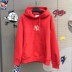 Áo len MLB Hàn Quốc 19 Áo thun dài tay lợn mới trong năm nay Màu đỏ NY Yankees Thêu Ins Hoodie - Thể thao lông cừu / jumper áo hoodie dày Thể thao lông cừu / jumper