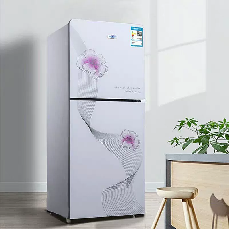 Ưu đãi đặc biệt Tủ lạnh hai cửa Rongsheng 188L Tủ lạnh Tủ đông Cửa đôi dành cho Hộ gia đình nhỏ Tiết kiệm năng lượng Tủ lạnh hai cửa không có sương giá - Tủ lạnh
