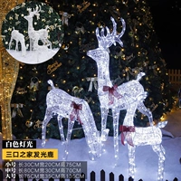 Семья из трех домашних белых