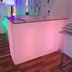 Thanh đèn hình chữ nhật trang trí đèn LED phía trước bàn tiếp tân cao cấp bàn chiếu sáng nội thất sáng tạo sạc điều khiển từ xa - Giải trí / Bar / KTV Giải trí / Bar / KTV