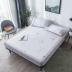 Đơn giản và mới mẻ ~ kiểu giường jacquard băng lụa mat ba mảnh trải giường kiểu điều hòa mat điều hòa mềm mại không trơn trượt 1,8 m - Thảm mùa hè