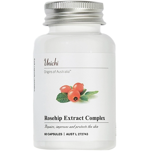 Австралия импортированная Unichi Rose Fruit Essence Capsule черные таблетки 60 Niuer рекомендуется с виноградными семенами