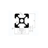 2020 Европейский стандартный промышленный алюминиевый профиль 3D Принтер 2040 Алюминиевый профиль 1530 Профиль 1560 Профиль резьбы профиль