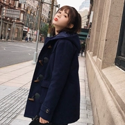 Sừng sừng khóa áo len nữ sinh viên 2018 mùa thu và mùa đông Hàn Quốc phiên bản mới của dày phần dài của người đàn ông nhỏ áo len