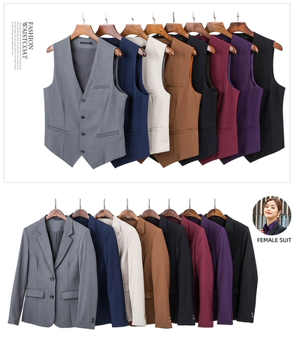 Департамент продаж садовых садов Рабочий сервер Женская недвижимость Продажи недвижимости Продажи мужчин и женщин Профессиональный набор синий костюм