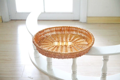 Корзина для хранения, плетеный стенд, хлеб