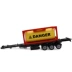 Đức siku 1:50 hàng hóa nguy hiểm thùng vận chuyển container 3922 trẻ em mô phỏng hợp kim mô hình đồ chơi - Chế độ tĩnh ô tô mô hình Chế độ tĩnh