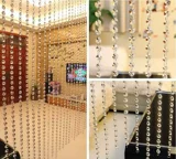 Занавес завеса из хрустальной бусины восьмиугольники плох