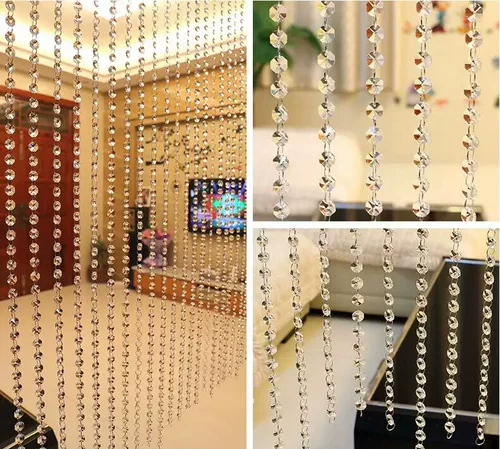 Занавес завеса из хрустальной бусины восьмиугольники плох