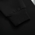 Mark nam 2019 mới áo len in hình học retro đầu Hàn Quốc phiên bản áo len cổ tròn màu đen mỏng - Áo len