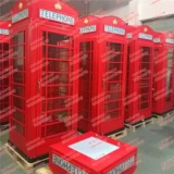Rongda желтый британский британский железо пурпурный красный телефонный павильон экспорт общественный бар европейский стандартный павильон