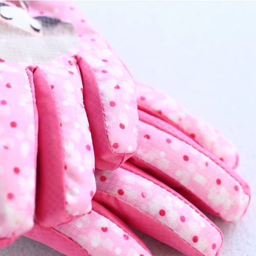 Детские перчатки, детский зимний водонепроницаемый лыжный стеганый удерживающий тепло комплект