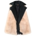 Fur vest nữ 2017 mùa đông mới của Hàn Quốc pu khâu giả con cáo lông vest là mỏng ấm fur coat Faux Fur