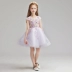 Váy công chúa cô gái váy dạ hội piano ngắn đoạn sinh nhật váy fluffy sợi bé váy cưới mùa thu - Váy trẻ em