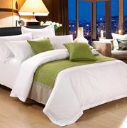 Khách sạn khách sạn bộ đồ giường cao cấp giường khăn giường cờ giường đuôi pad giường bảng cờ có thể được trang bị với cùng một đệm gối